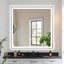 Miroir de salle de bain moderne sans cadre avec fonction de désembuage et lumière réglable-560712873-566337161-566337165