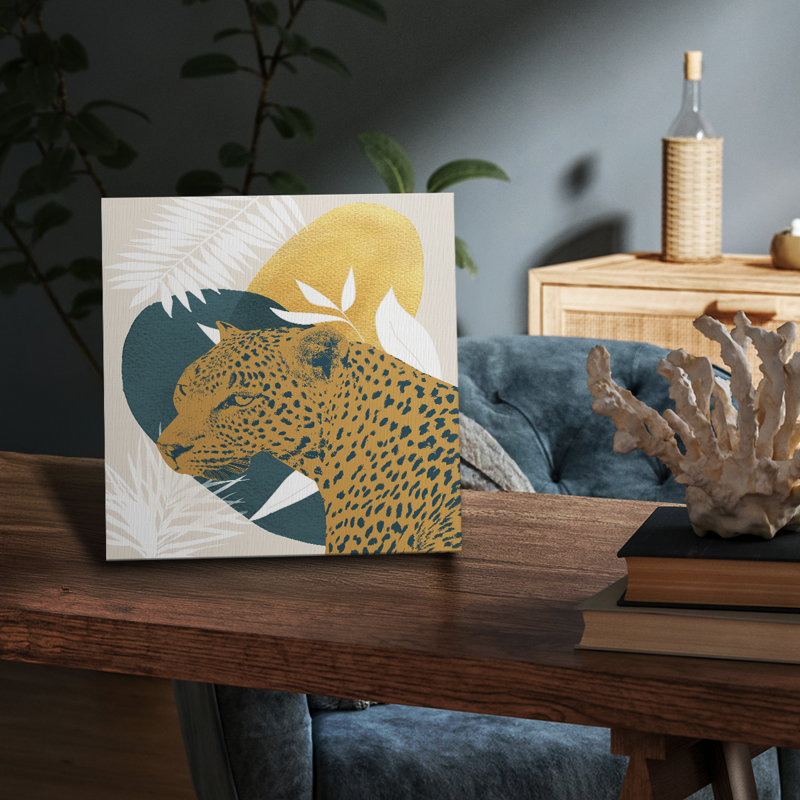 Jungle Cat II - galerie sur mesure, H 18 po x l 12 po