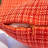 Orange Set Of 2 Waterproof Textured Woven Throw Pillow covers– Outdoor & Indoor 18"x18"-2093216643-2134602364-2050551830
