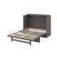 Lit escamotable double avec grand tiroir et ports USB-1538578683