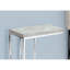 Table d'appoint avec stratifié en ciment texturé gris et métal