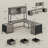 Farmhouse L Shaped Office Desk With 6 Drawer, Reversible Computer Corner Desk-1806513403