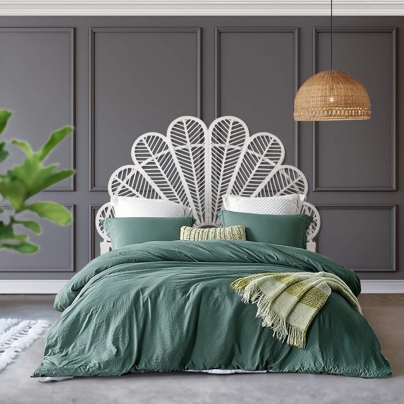 Rubin Headboard, Double (4'6), White