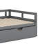 Lit de jour extensible simple avec lit gigogne-1044084030