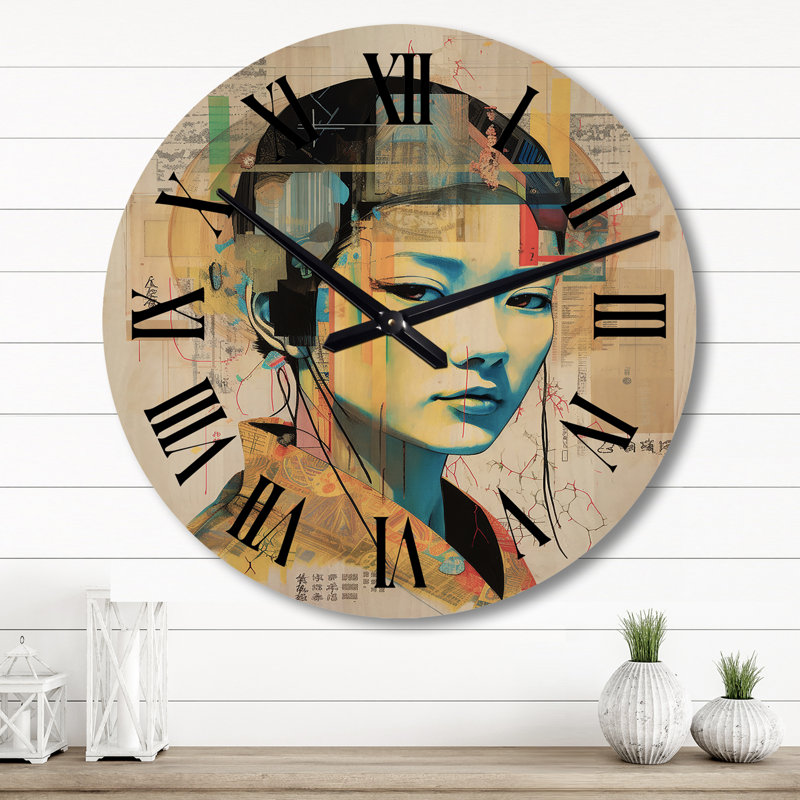 Horloge murale Kreelynn, Grand