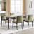 Modern Dining Chair with Metal Legs-2111032962