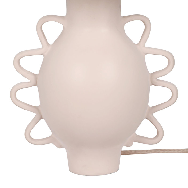 Catharine Hazza Pleated Table Lamp, Cream