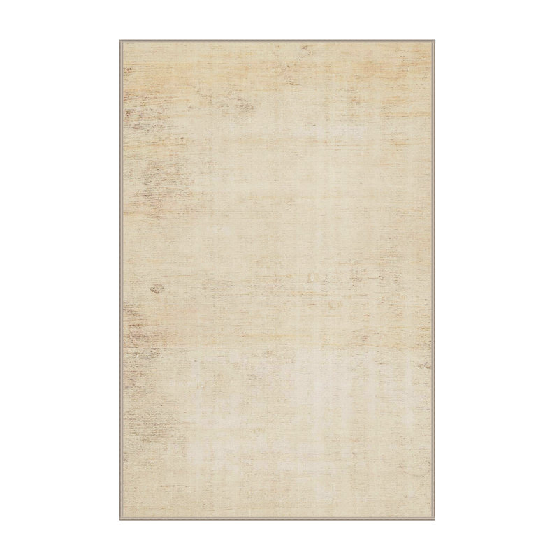 Tapis décoratif multicolore à motif abstrait, Rectangle 4 pi x 6 pi