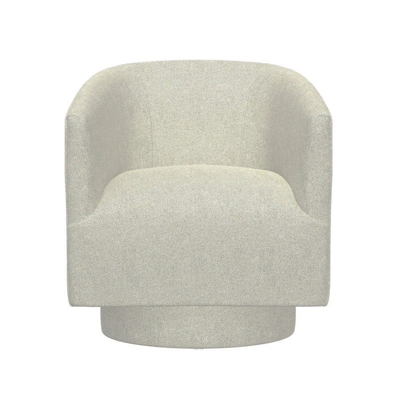 Swivel Accent Chair, White