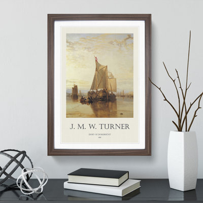 The Dort Packet Boat by Joseph-Mallord William Turner - Picture Frame Painting