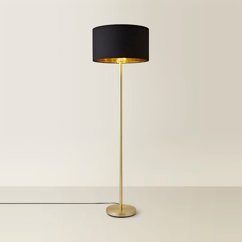 Candice 144cm Traditional Floor Lamp, Gold