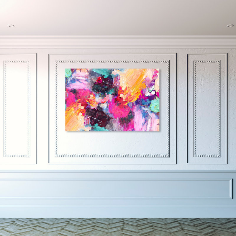 Fleurimon " Phoenix Rising ", 30" H x 45" W x 1.5" D