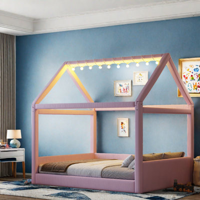 Upholstered Daybed With Led Light Strips