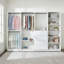 Prosper White Freestanding Walk In Wood Closet System