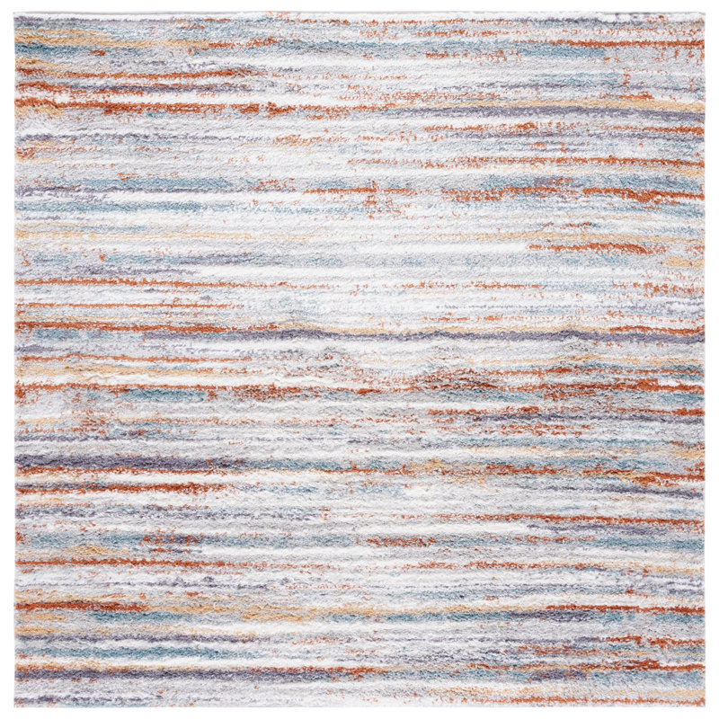 Joudy Performance Abstract Rug, Square 7'