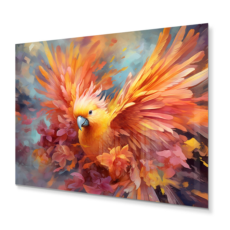 Art mural en métal Tropical I, H 34 po x l 44 po