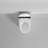 Smart Toilet Bidet With Auto Open/Close - Foot Sensor, Led Screen, Warm Water, White Modern Bathroom Seat, Night Illumination Feature,