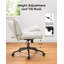 Fauteuil de bureau sans accoudoirs avec roulettes: Fauteuil large en cuir de polyuréthane-737797153
