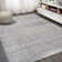 Tapis gris / bleu Bloomington Modern Strie