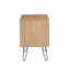 Bloomington 40cm W Solid + Manufactured Wood Bedside Table