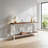 Stylish Coffee Table,Nordic Style Sofa Table,2-Tier Console Table