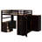Loft Bed With Drawers,Desk,And Wardrobe-106491191