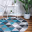  Tapis bleu / gris Argyle-1582611486