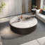 Table basse ronde en pierre supercristalline-108830277-108830274