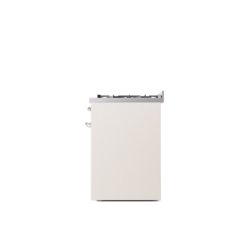 ILVE Nostalgie II 30 in Dual Fuel Range, Glossy Black/Brass, Liquid Propane
