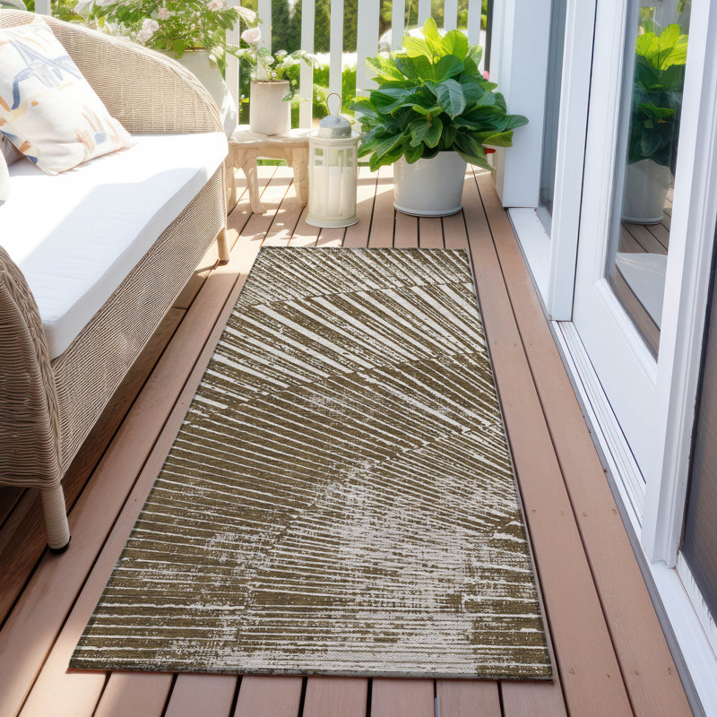 Altair Washable Abstract Indoor / Outdoor Rug, Runner 2'3" x 7'6"