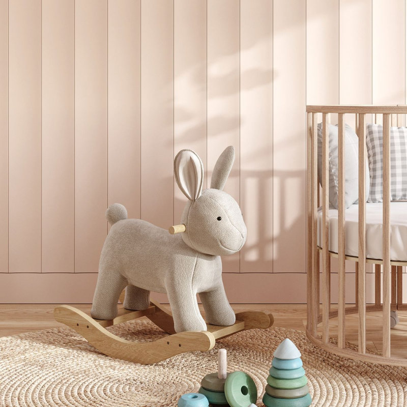 Panneau mural en MDF apprêté blanc DUNE-L (2 pièces / paquet) 3/4 po x 5-3 / 4 po x 96 po