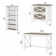 Huckins 3 Writing Desk Office Set