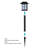 6-Piece Solar Outdoor Lights Set - Weather-Resistant Outdoor Lighting for Path, Landscaping, and Driveway - LED Light Fixtures by Pure Garden