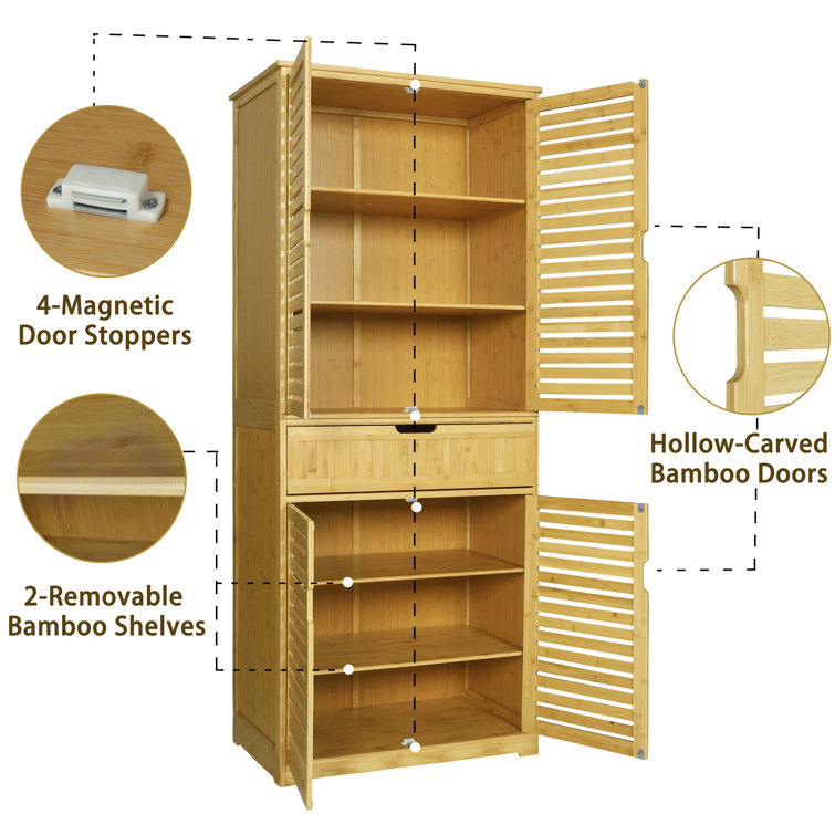 https://assets.wfcdn.com/im/04168072/resize-h755-w755%5Ecompr-r85/2469/246986992/Donnell+72%22+Bamboo+Kitchen+Pantry.jpg