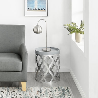 Damaski Tray Top Frame End Table