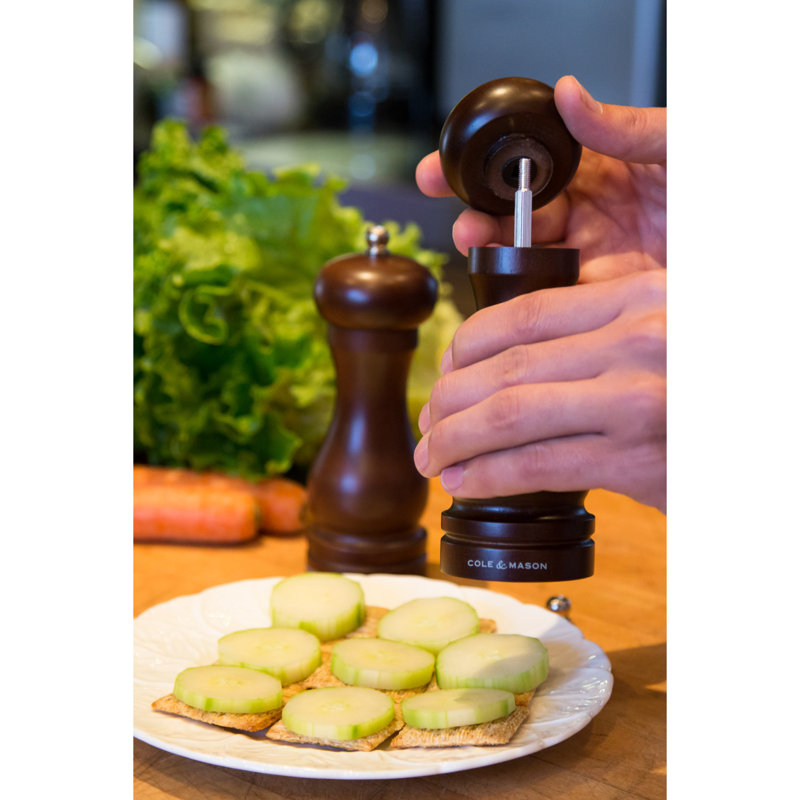 Cole & Mason Forest Capstan 6" Pepper Mill, 6.5" H x 2.28" W x 2.28" D