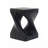Wood-Like Texture MGO Twist Shape Side Table-579227082