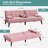 Adjustable Loveseat Sleeper With Retractable Cup Holders-2098208297