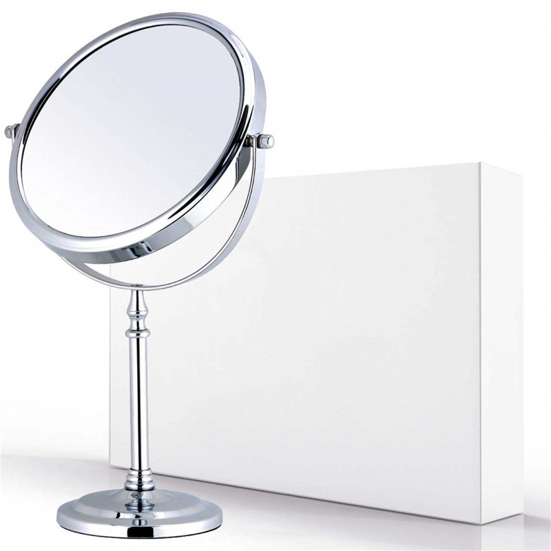 Demetrias Metal Mirror, 38cm H x 20cm W, Chrome