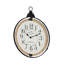 Horloge murale surdimensionnée avec cadre supérieur