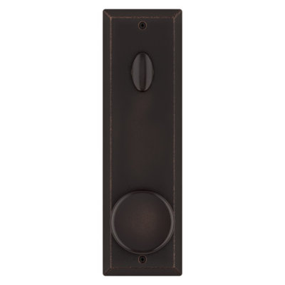 Longview Handleset, Rustic Knob, Square Interior
