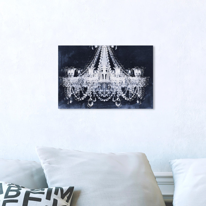 «Dramatic Entrance Indigo», impression sur toile, H 10 po x l 15 po, Toile tendue