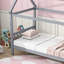 Lit maison avec tête et pied de lit-1883019897