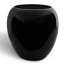 River Stone Side Table, Gel Coat Black