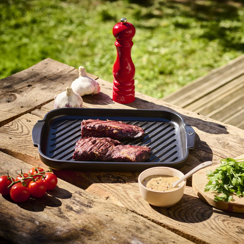 Plat à griller rectangulaire en céramique 15 po
