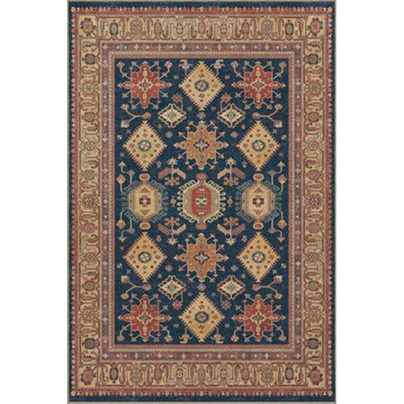 Tapis cubique brun moderne tissé multicolore, Sous-tapis carré 3 pi 3 po inclus