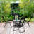 Lightweight Folding Patio Lawn Chairs Set of 4-1396988562