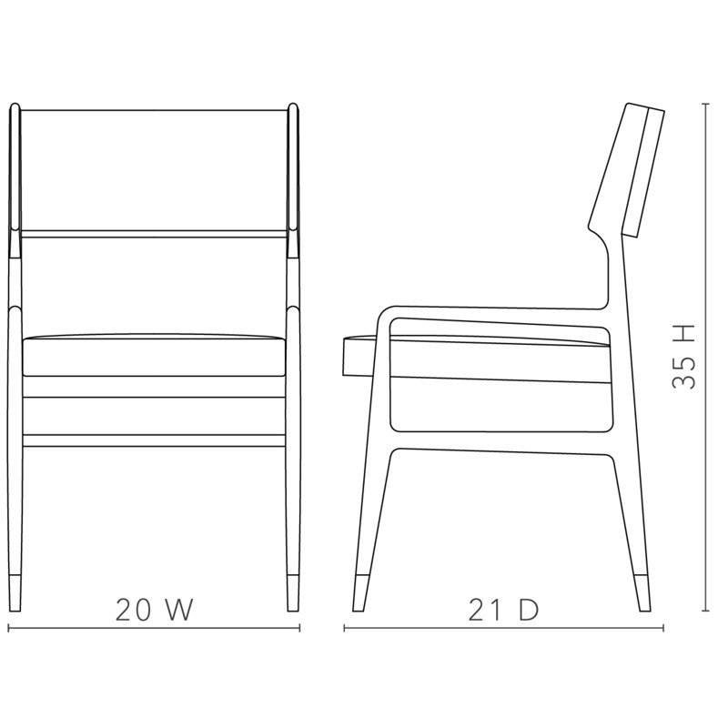 Renata Arm Chair, Sand