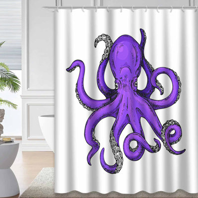 Rideau de douche Octopus Marine Kraken