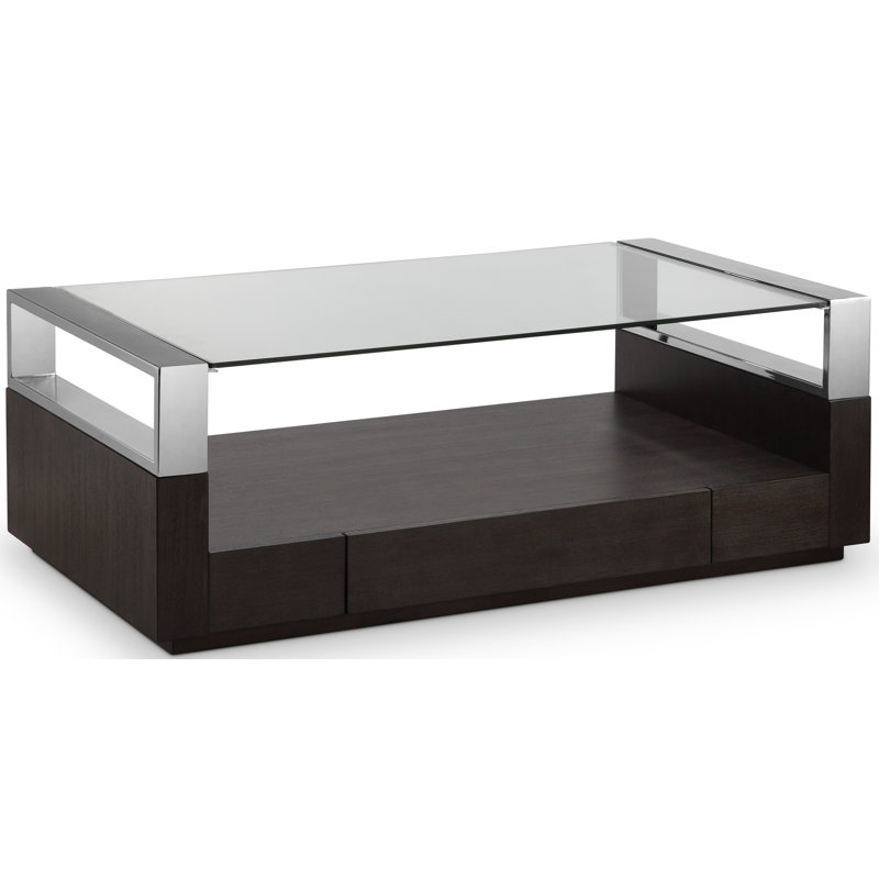 Ahlers Glass Top Coffee Table